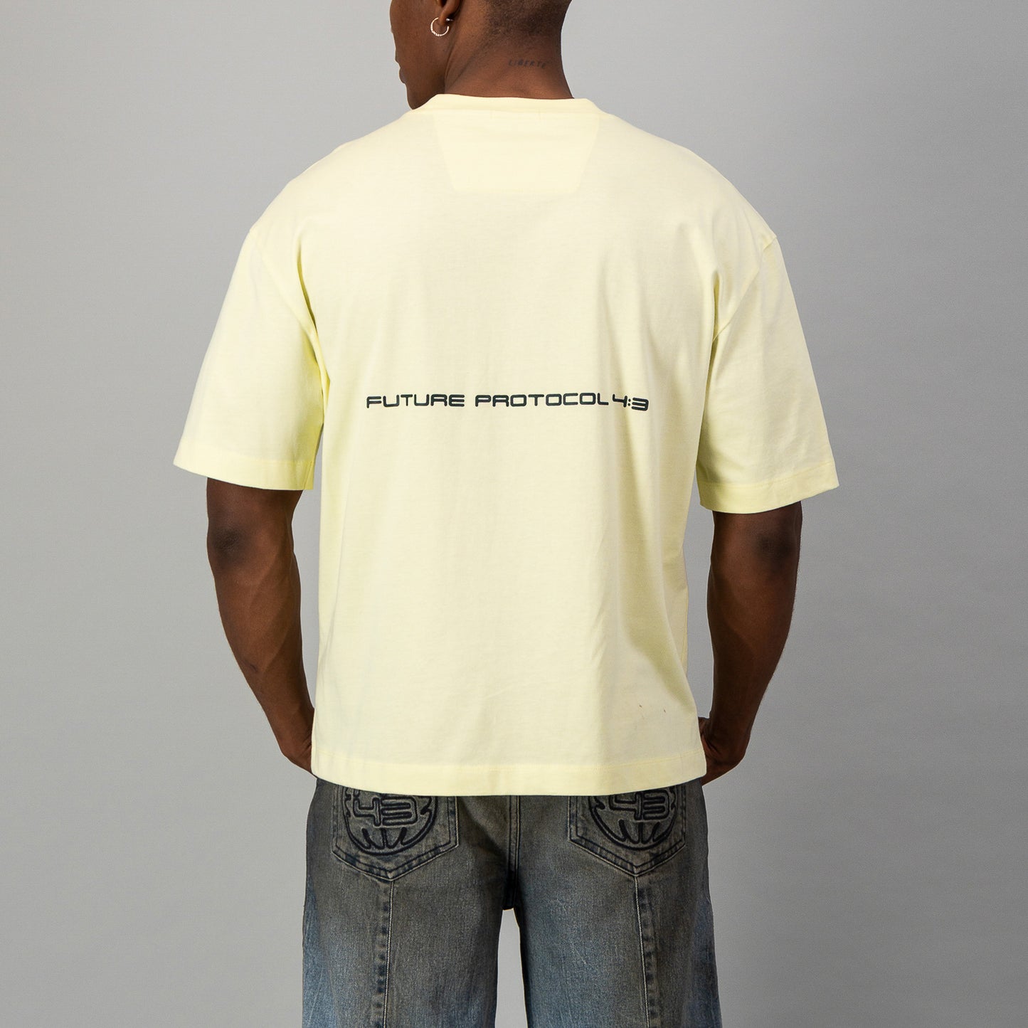 L1F3 Tee  - Light Yellow