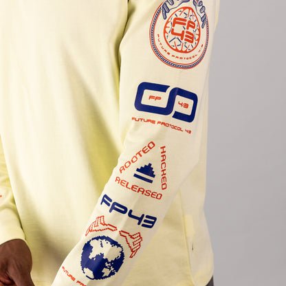 3RR0R Top  - Light Yellow