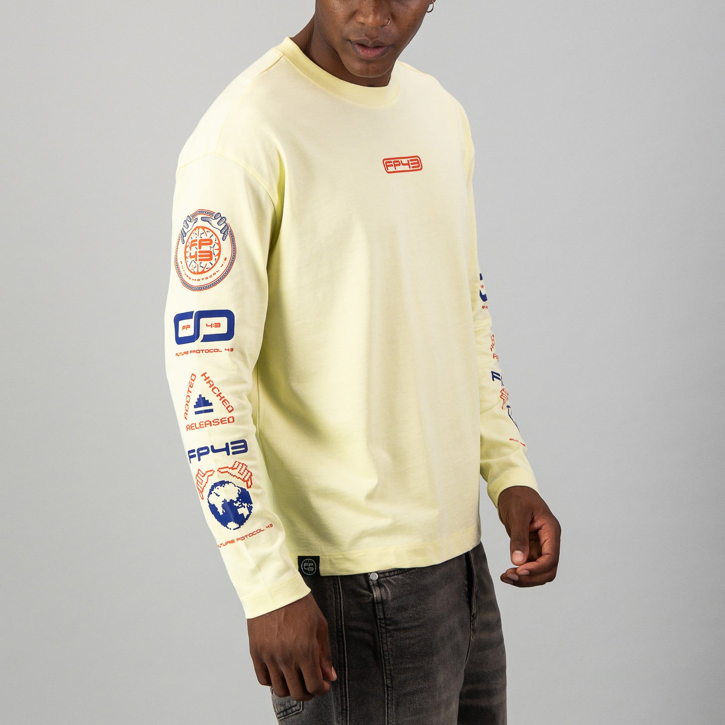 3RR0R Top  - Light Yellow