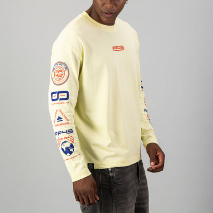 3RR0R Top  - Light Yellow