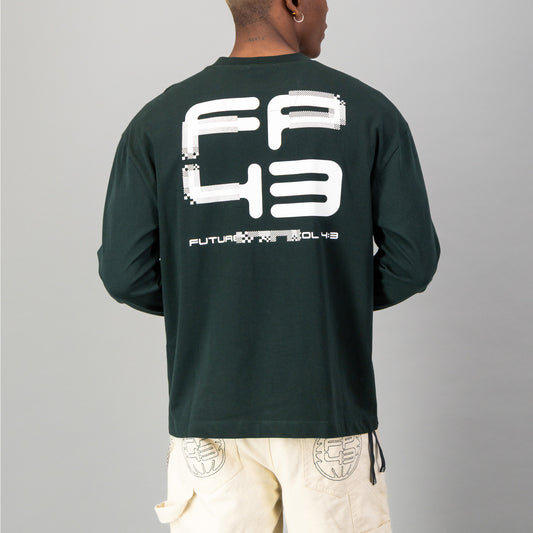 C0D3X Top - Dark Green