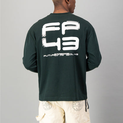 C0D3X Top  - Dark Green