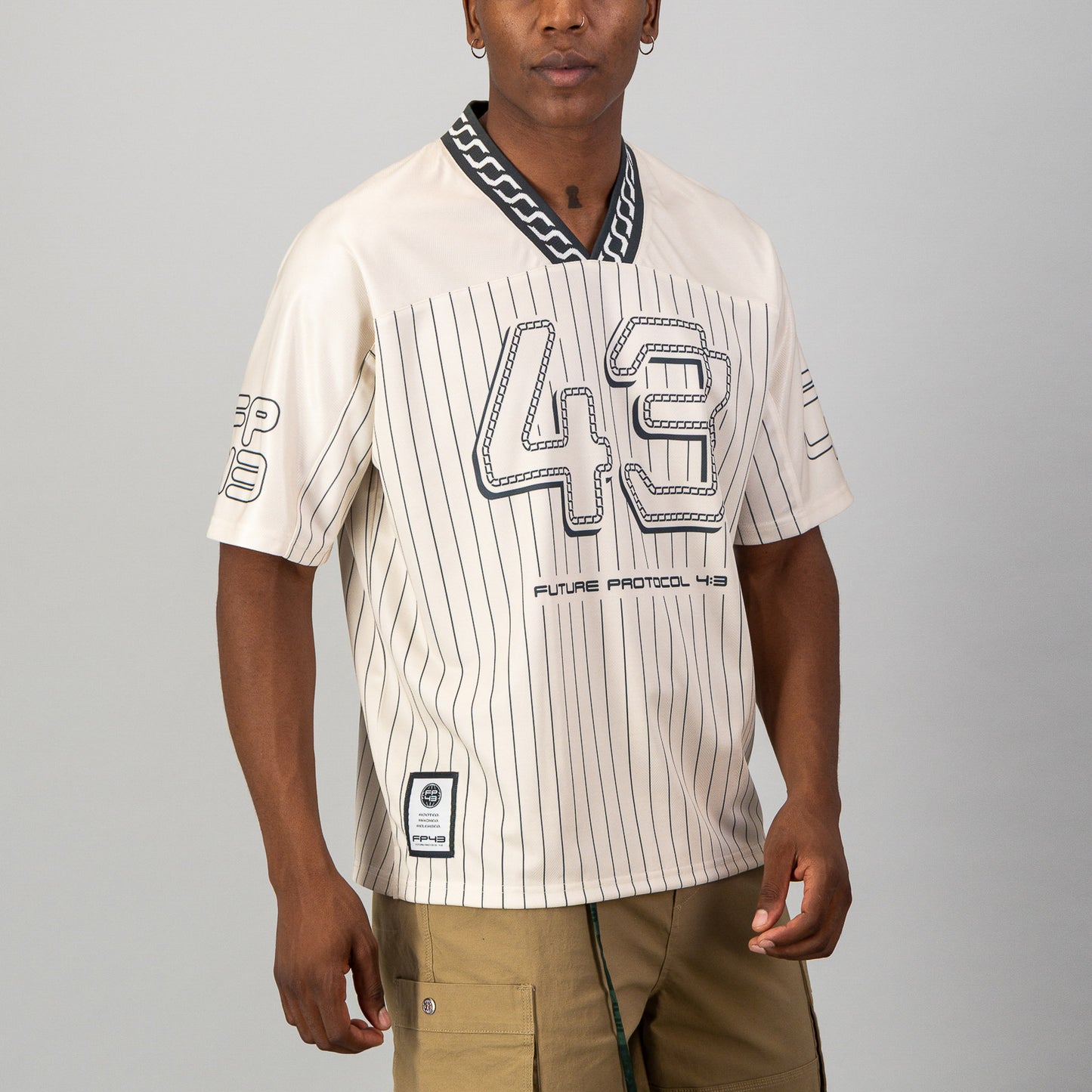 R3W1ND Football Jersey - Stone