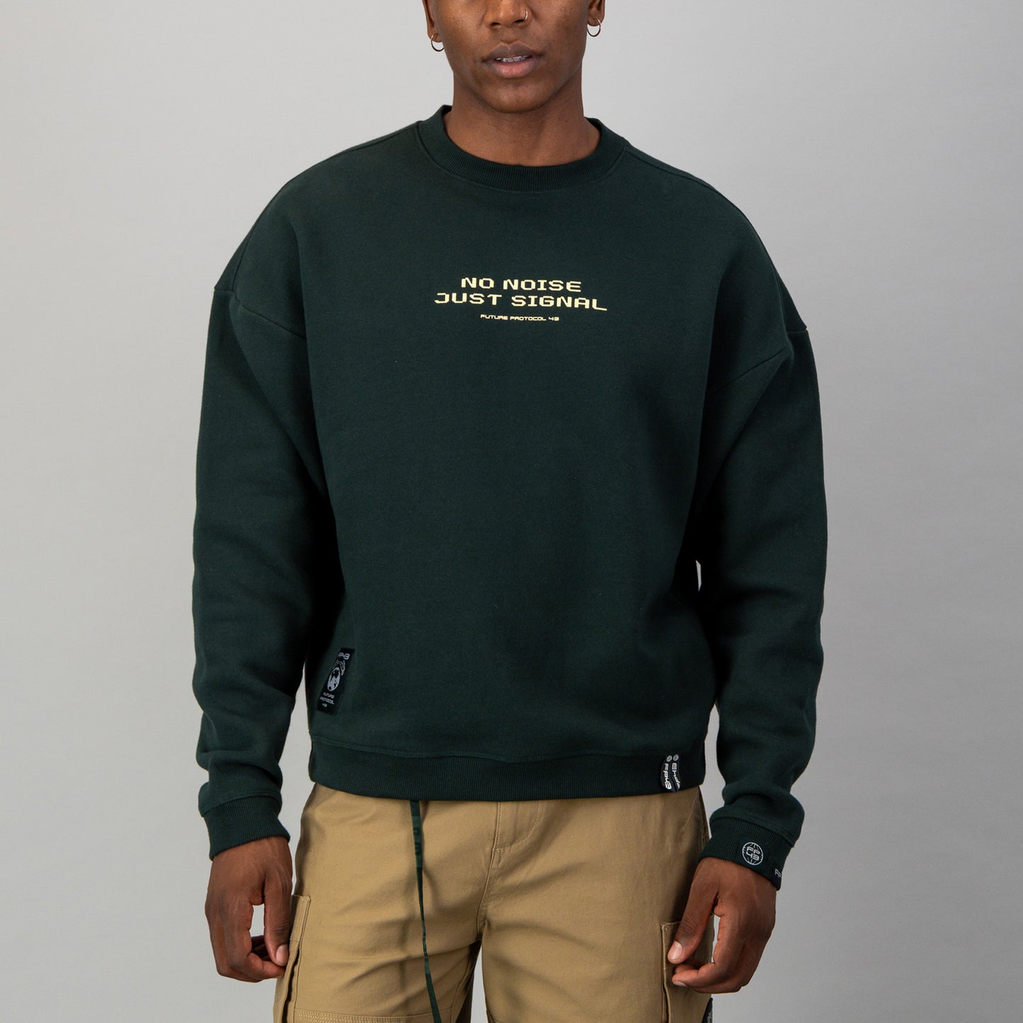 S1GN4L Sweat  - Dark Green