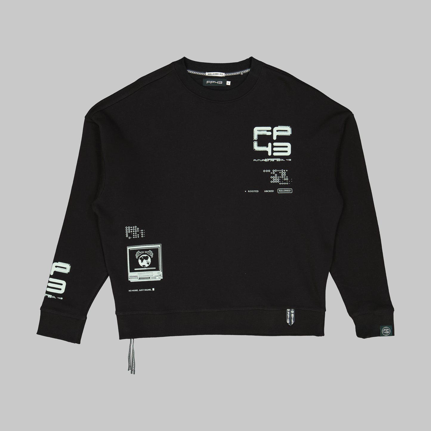 C4RTR1DG3 Sweat  - Black