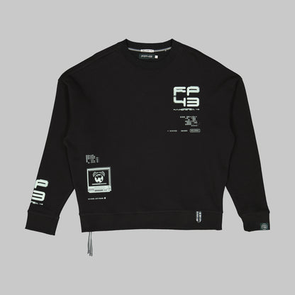 C4RTR1DG3 Sweat  - Black