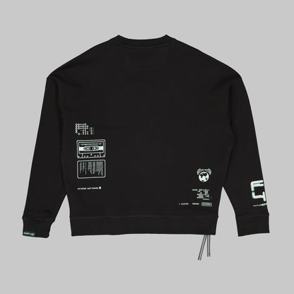 C4RTR1DG3 Sweat  - Black
