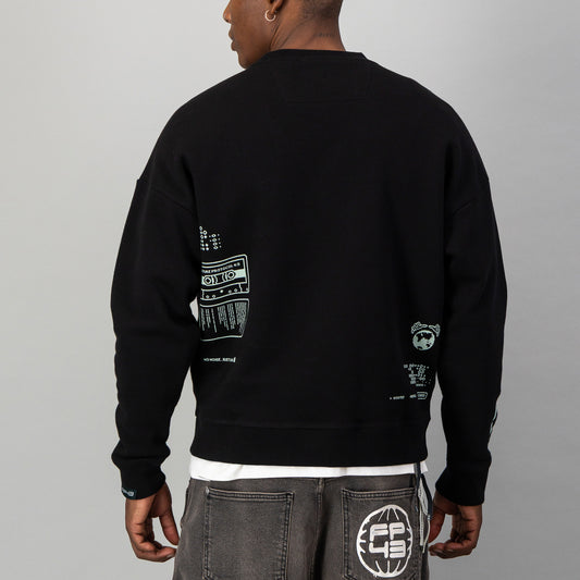 C4RTR1DG3 Sweat - Black