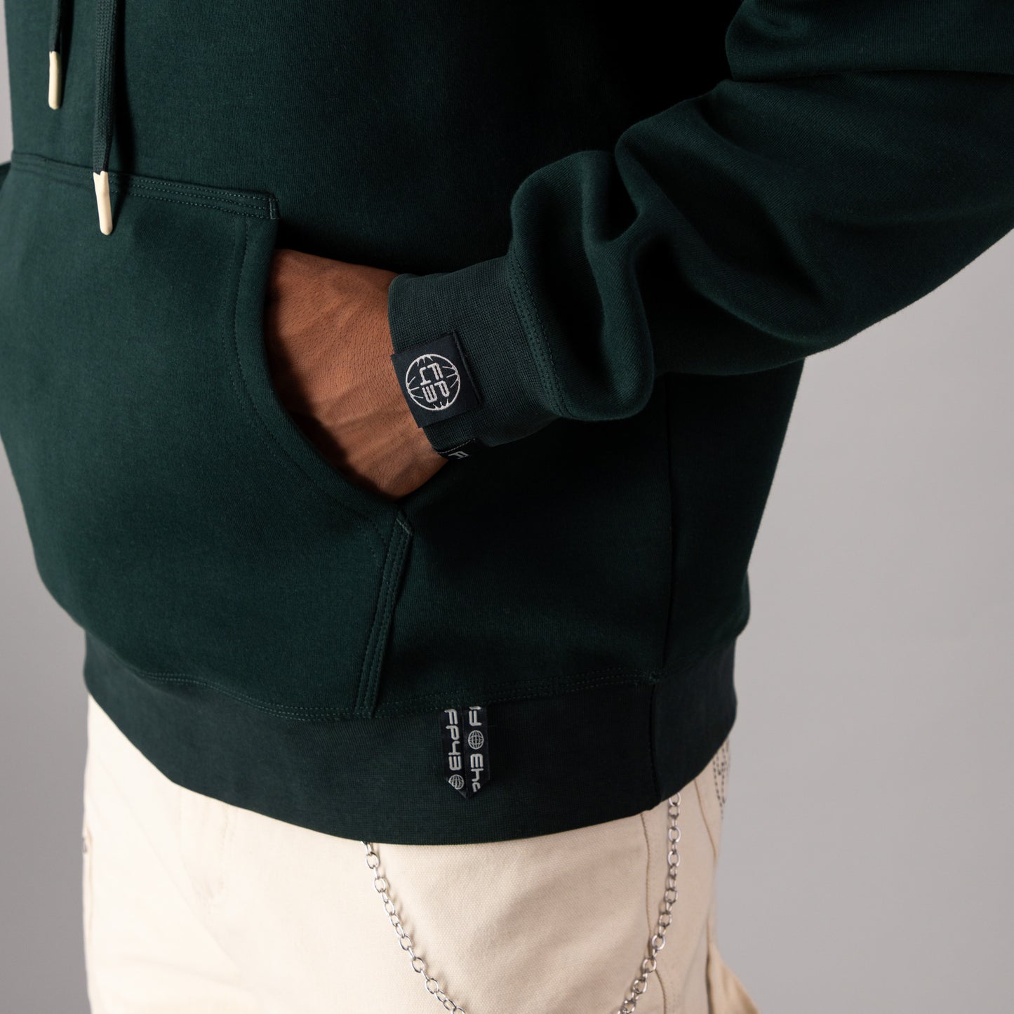 L1F3 Hoodie  - Dark Green