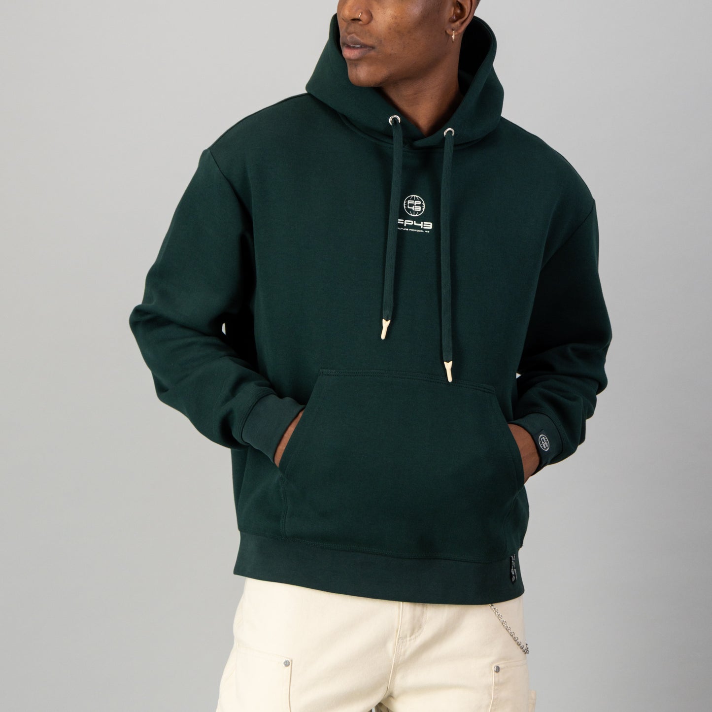 L1F3 Hoodie  - Dark Green