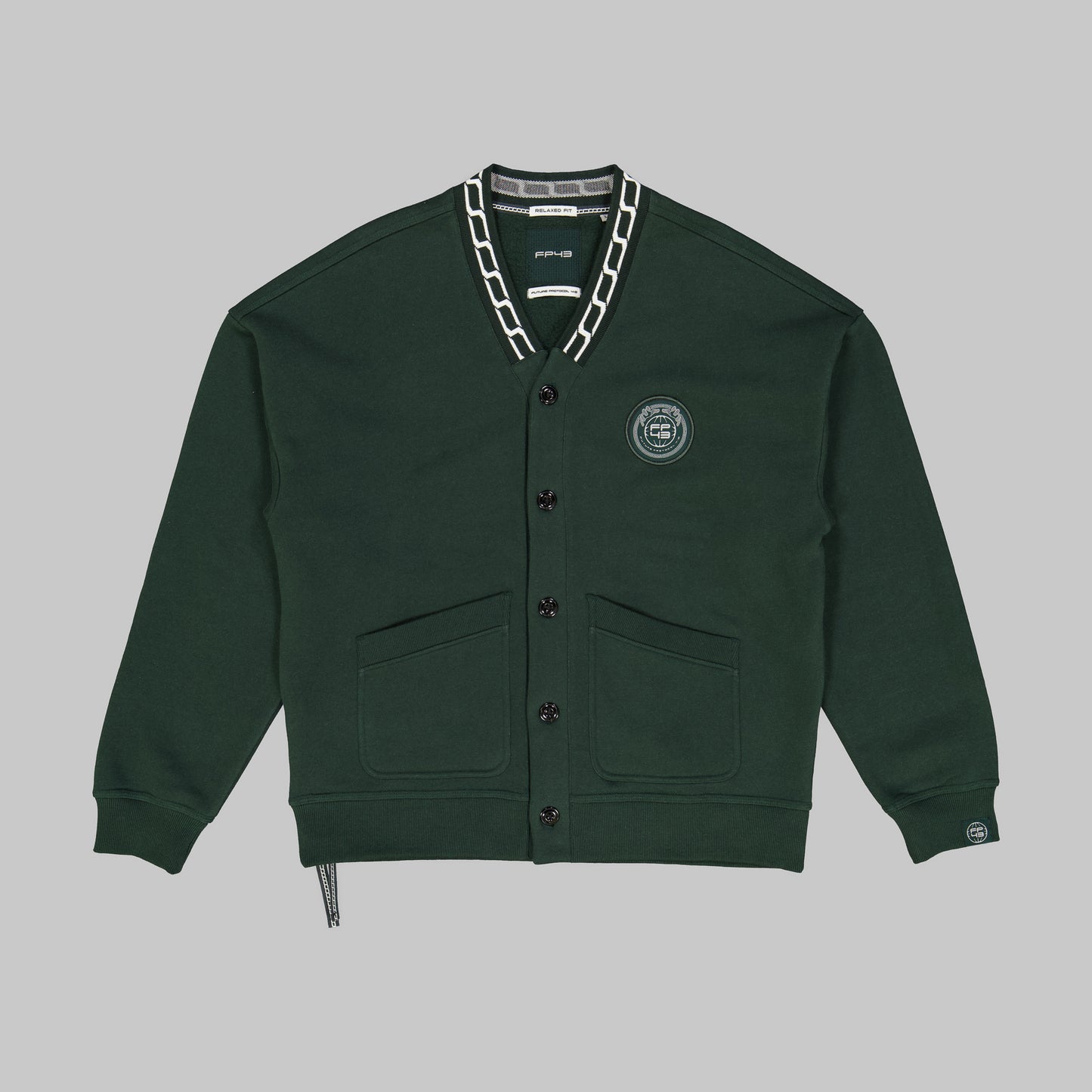 P1NG Cardigan - Dark Green