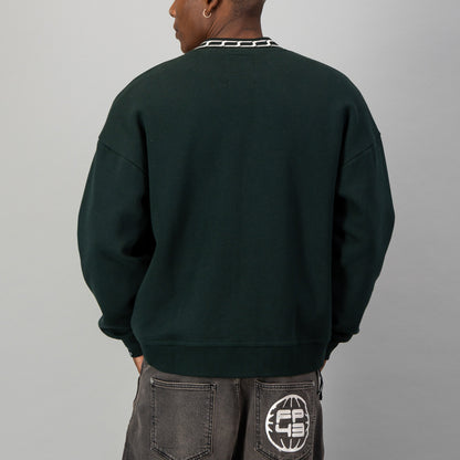 P1NG Cardigan - Dark Green