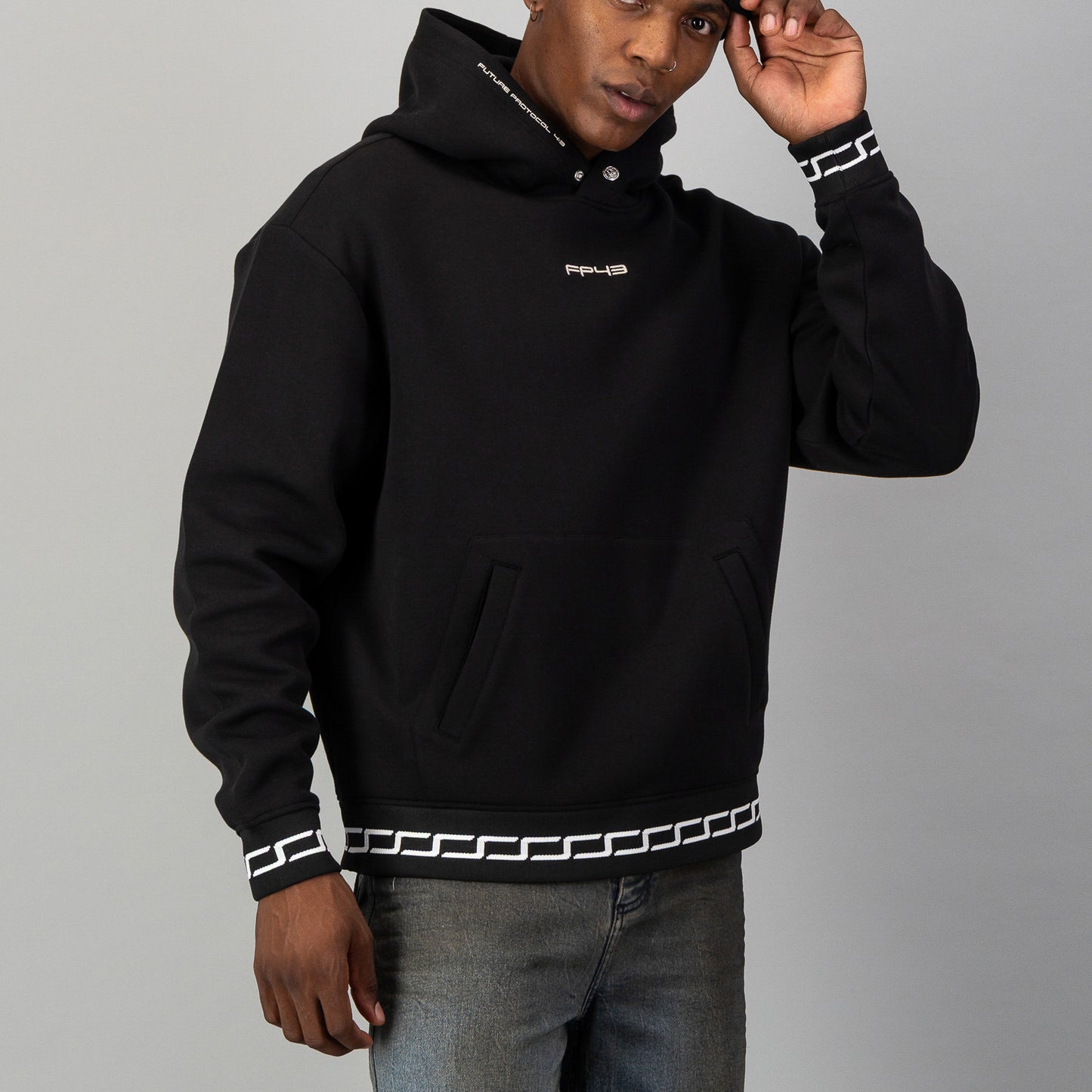 CH41N Hoodie  - Black