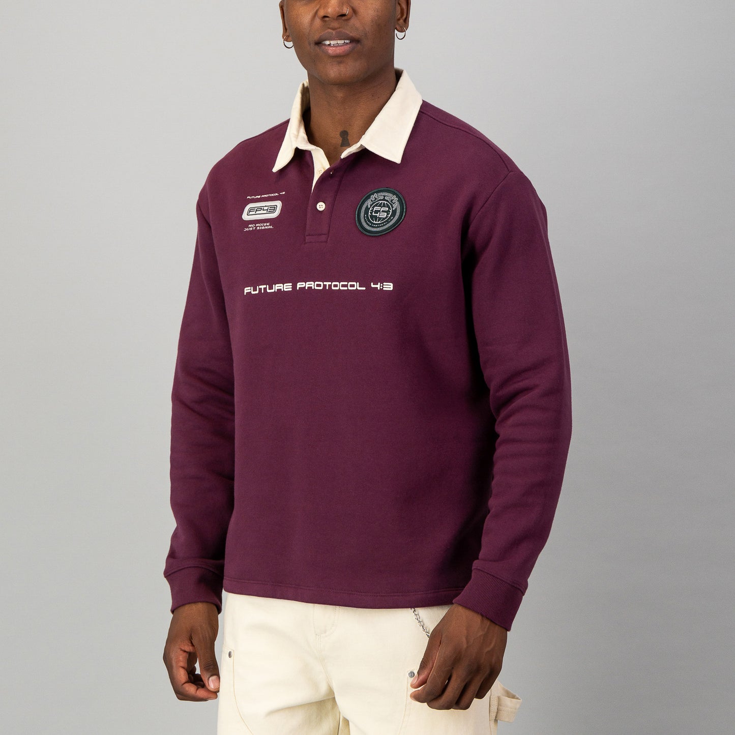 M1X3R Rugby Sweat  - Berry
