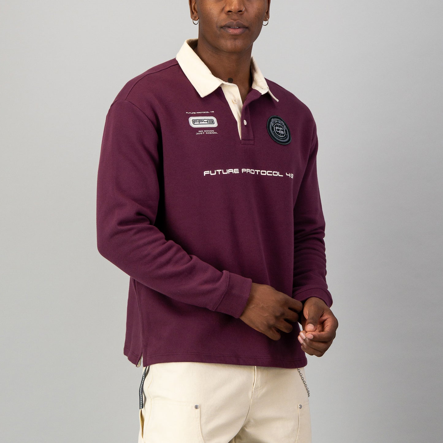 M1X3R Rugby Sweat  - Berry