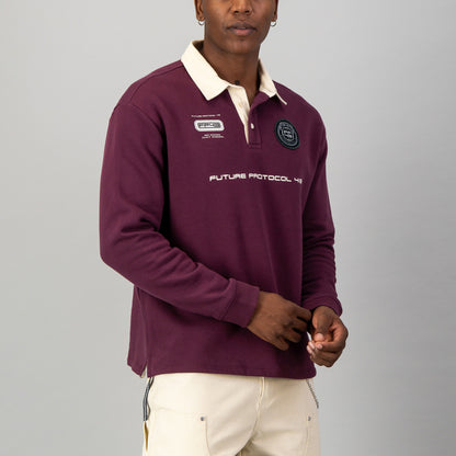 M1X3R Rugby Sweat  - Berry