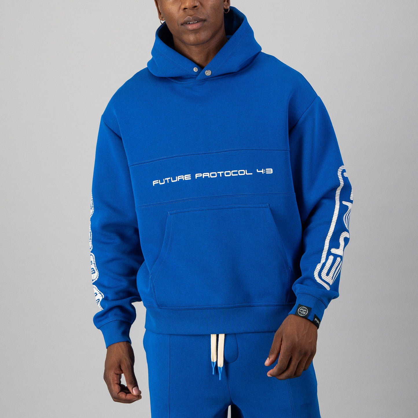 M0D3M Hoodie  - Blue