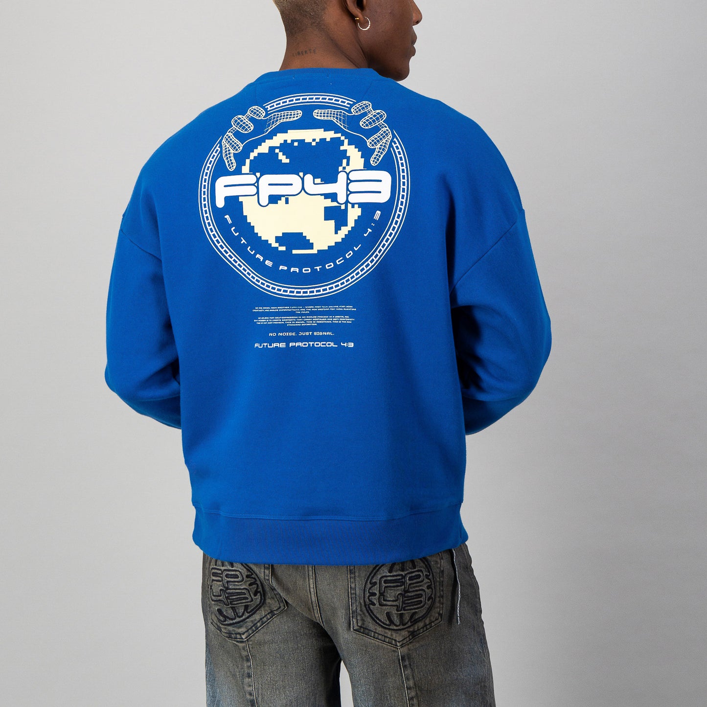 L04D1NG Sweat  - Blue