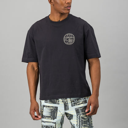 H0U53 Tee  - Charcoal