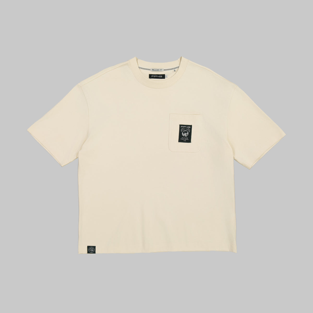 L0CKY43 Tee  - Stone