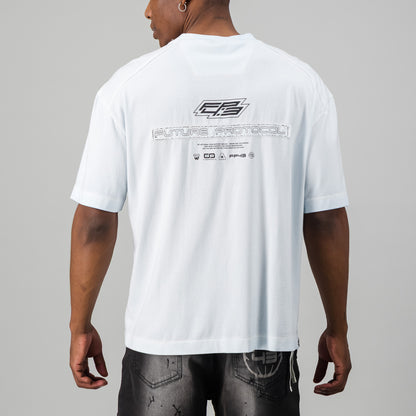 0V3RDR4FT Tee  - Light Blue