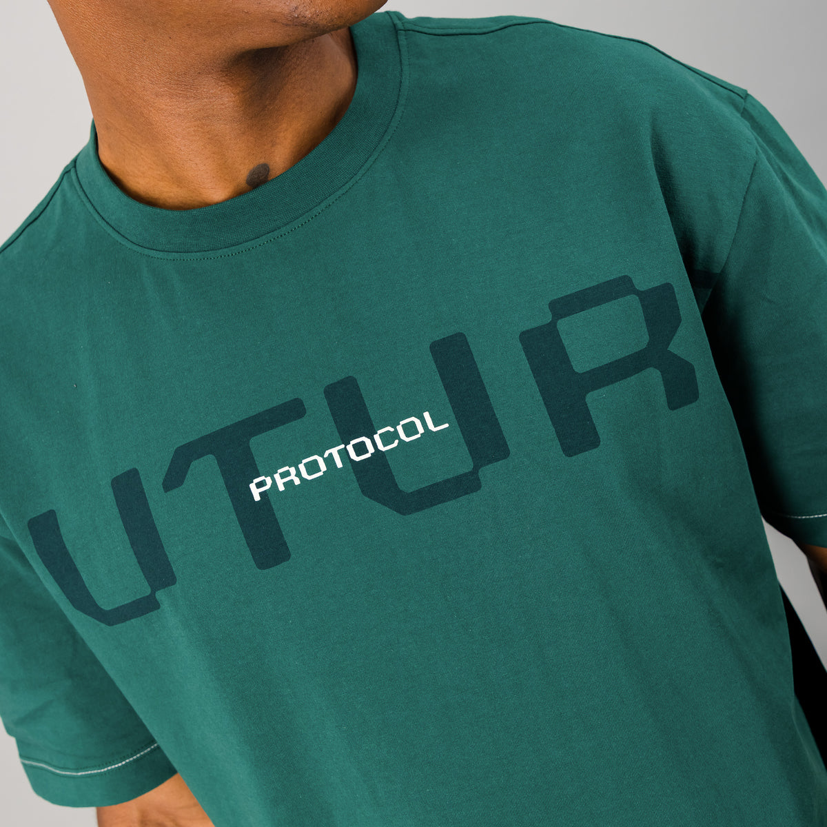 CRYPT1C Tee  - Dark Green