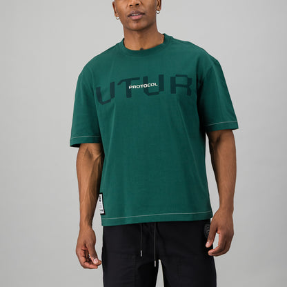 CRYPT1C Tee  - Dark Green