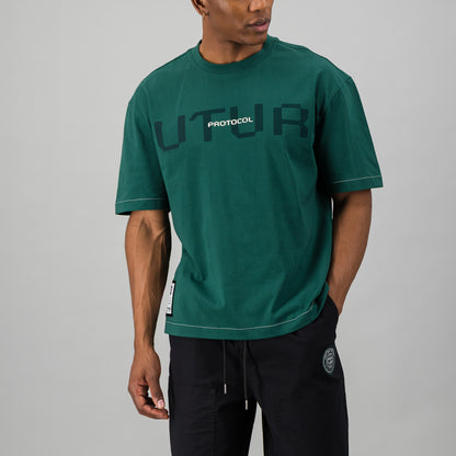 CRYPT1C Tee  - Dark Green