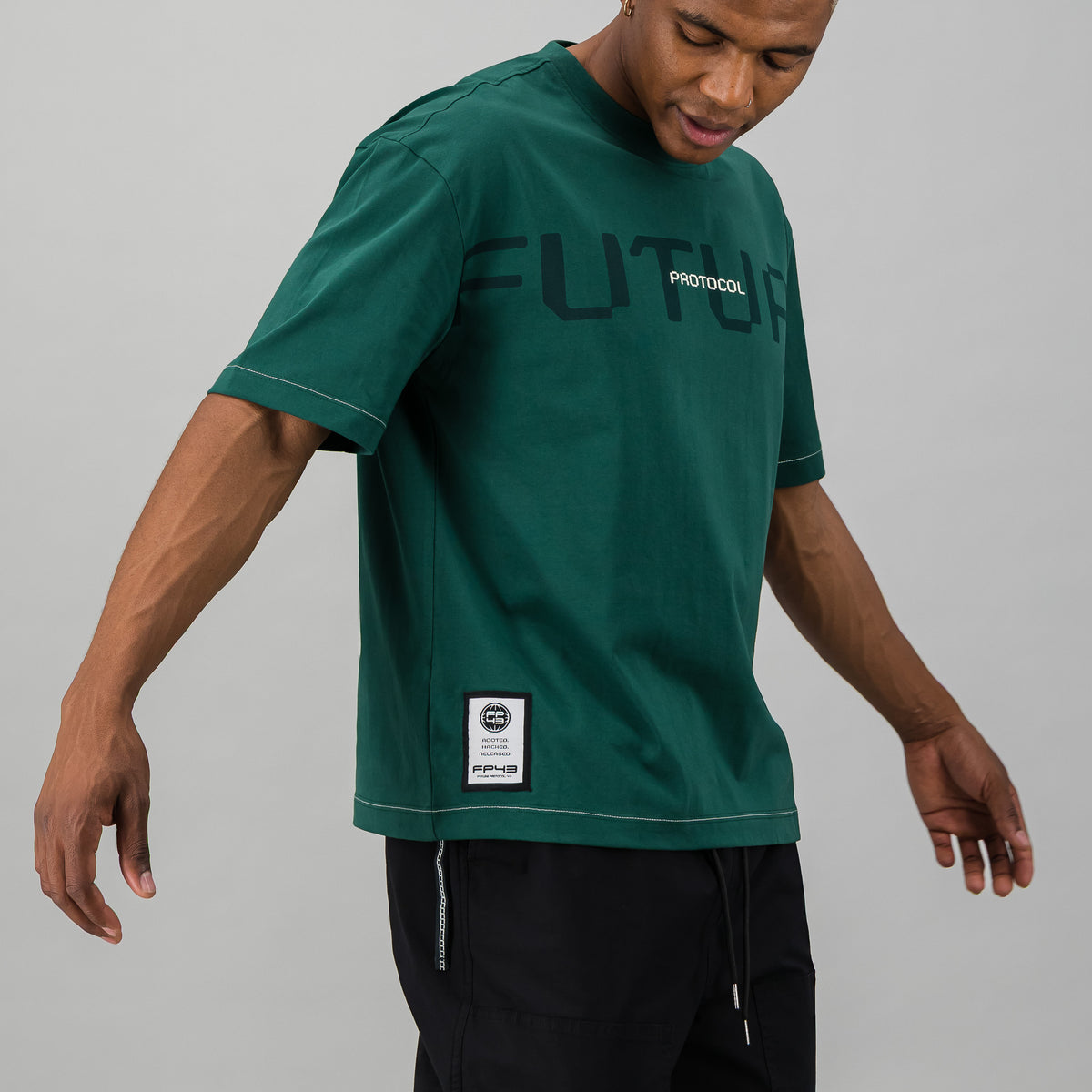 CRYPT1C Tee  - Dark Green