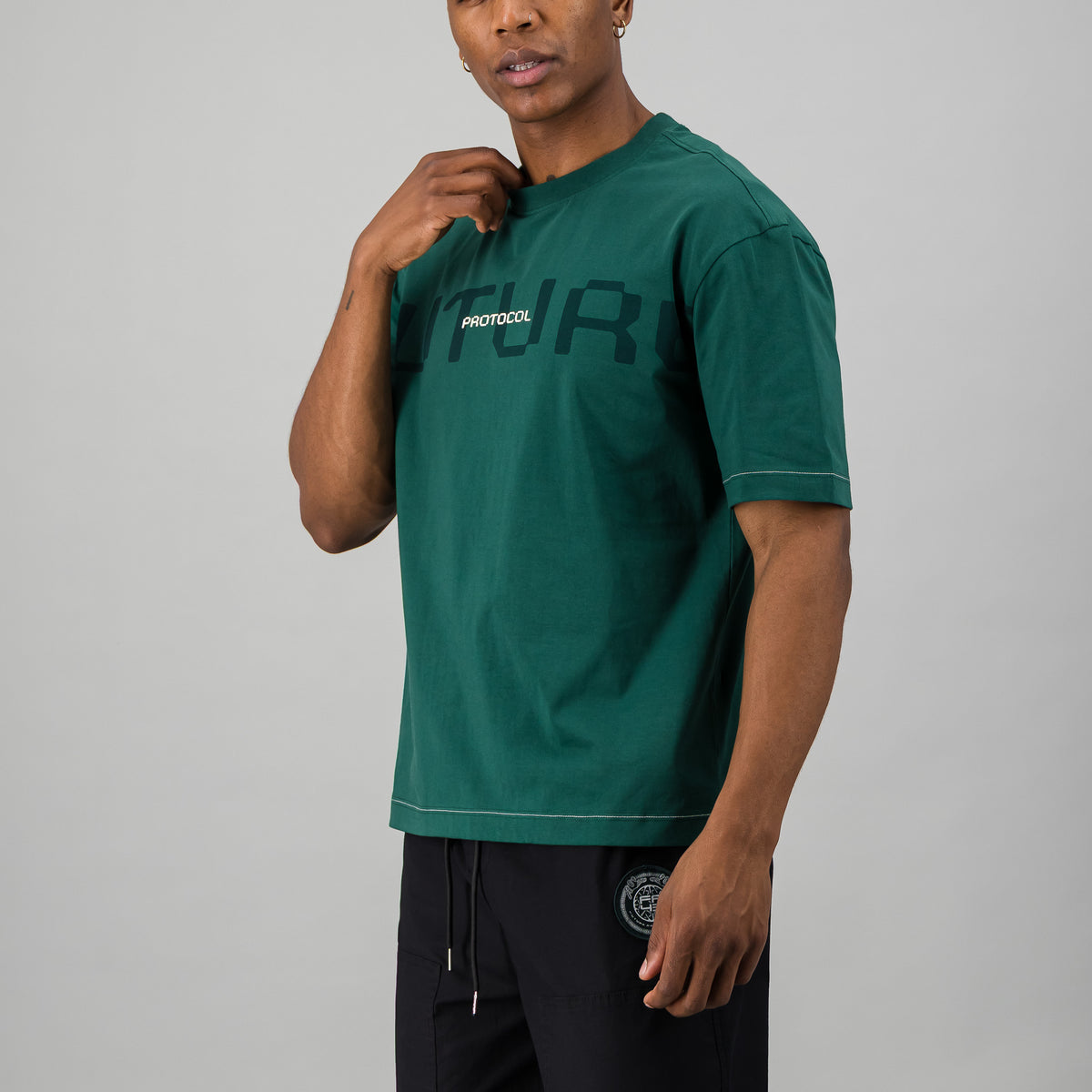 CRYPT1C Tee  - Dark Green