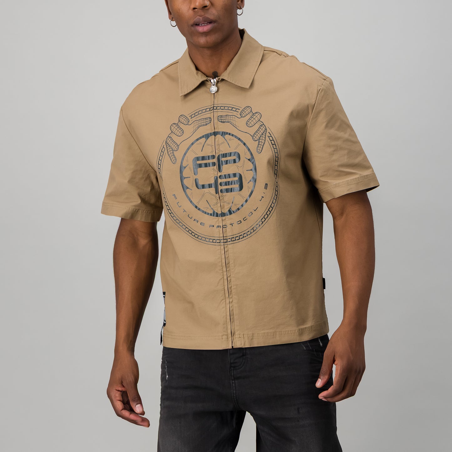 L1M1T Shirt  - Beige