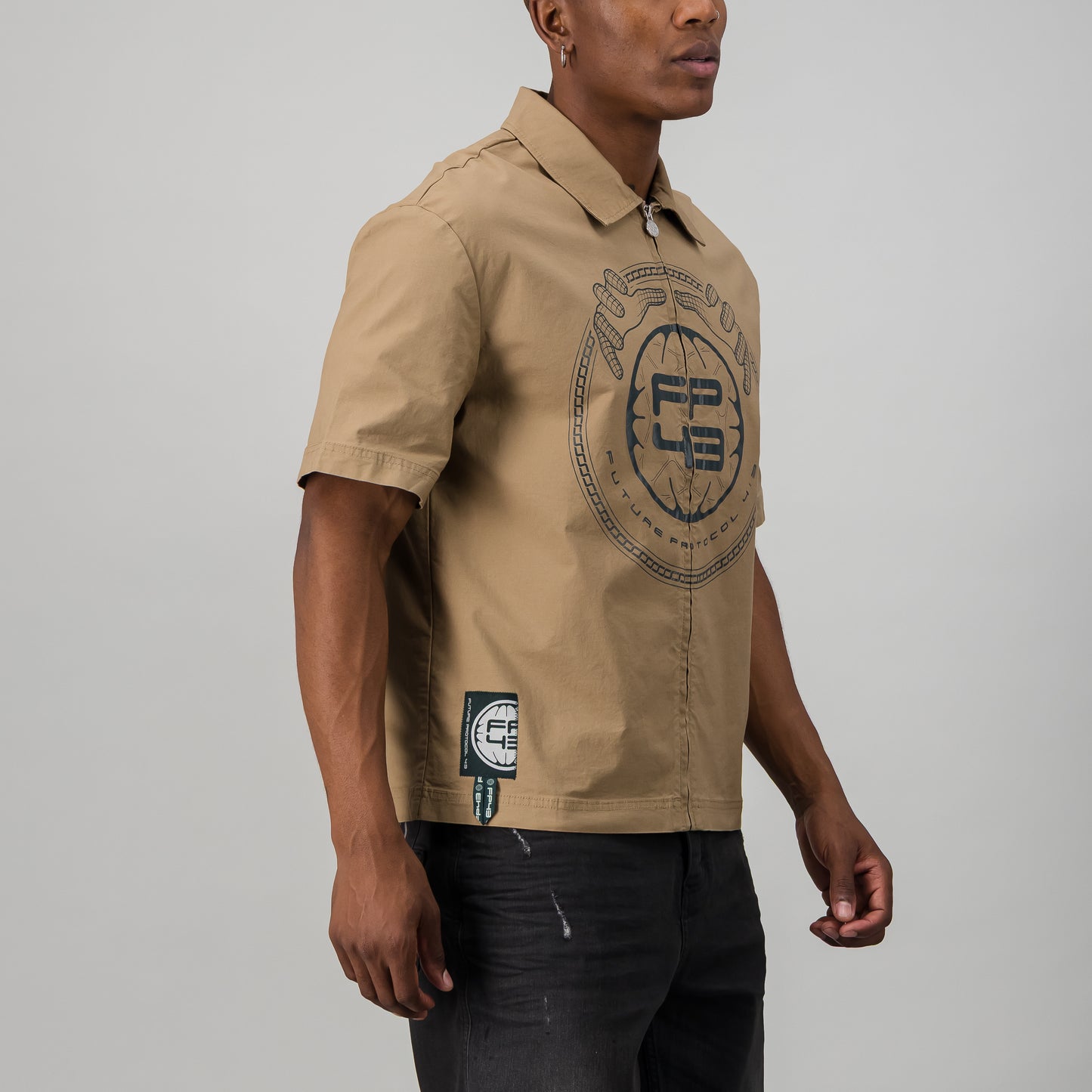 L1M1T Shirt  - Beige