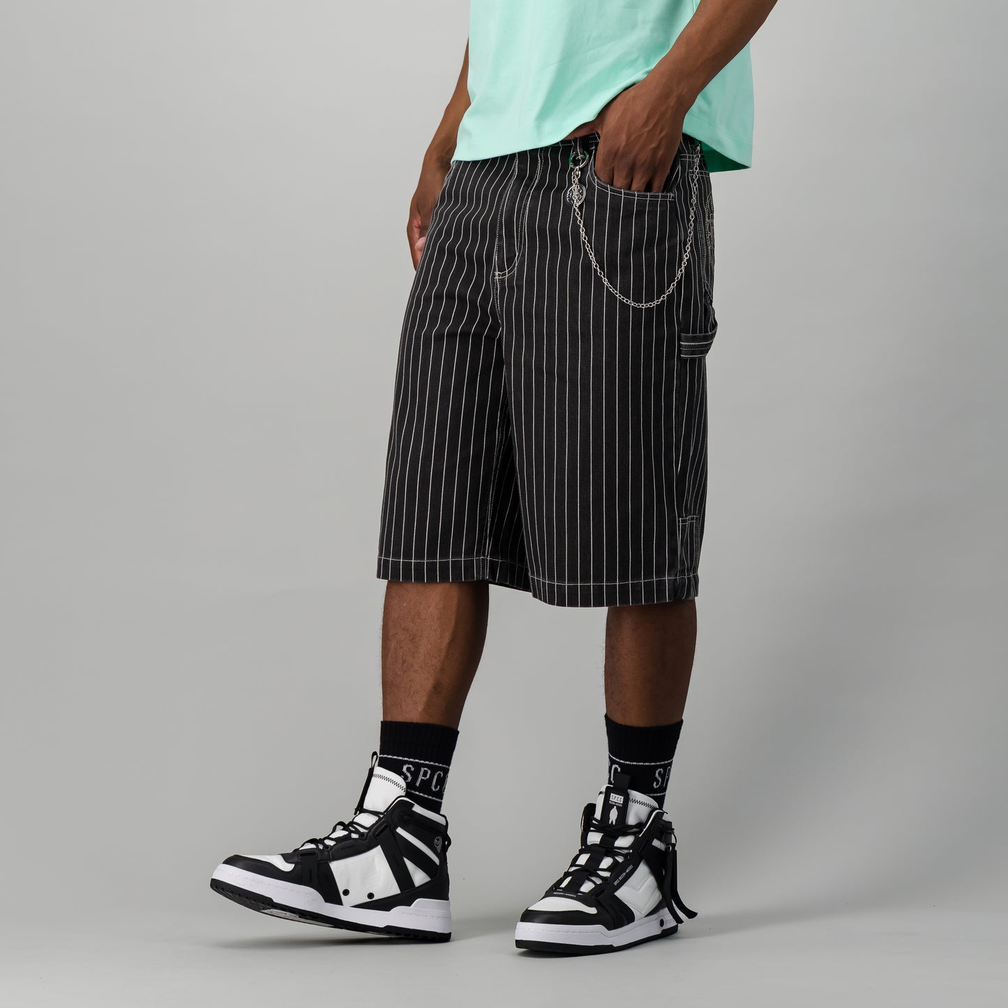 CR4NK Woven Short  - Charcoal