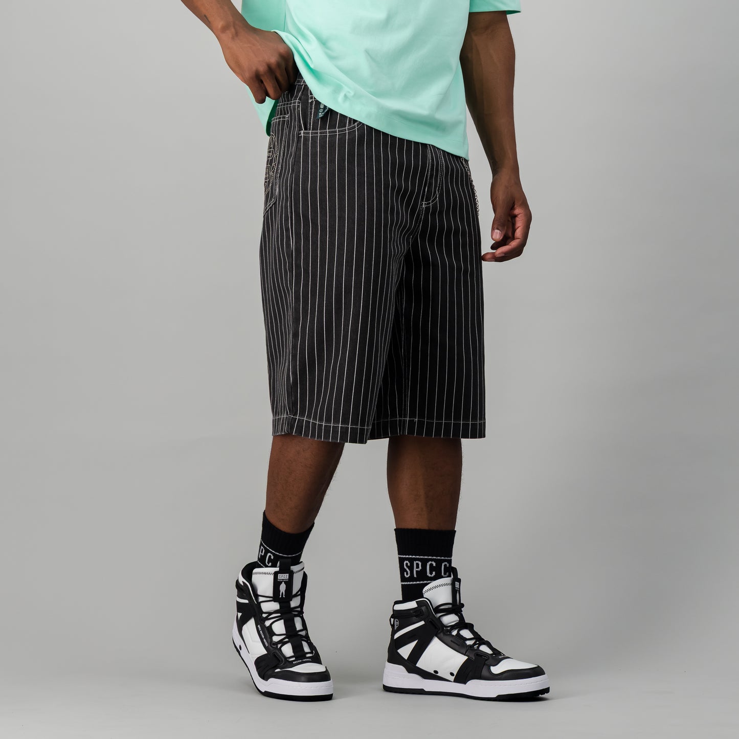 CR4NK Woven Short  - Charcoal