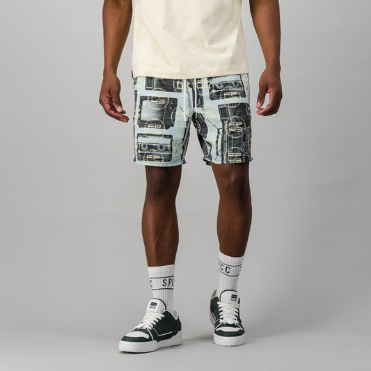R3C31V3R Woven Short  - Light Blue