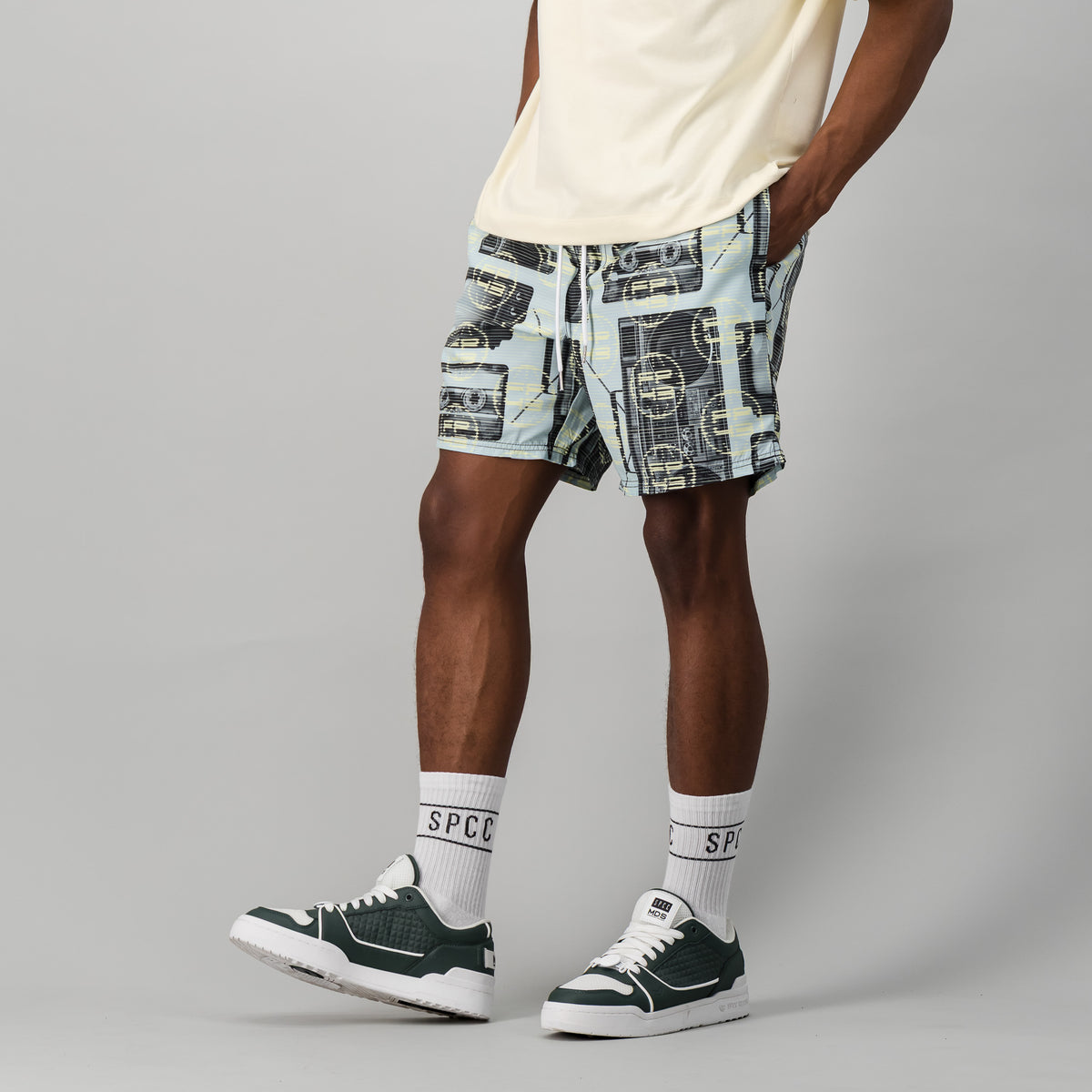 R3C31V3R Woven Short  - Light Blue