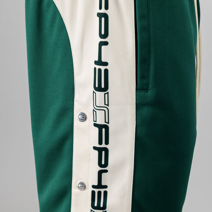 P0W3RSL1D3 Woven Short  - Dark Green