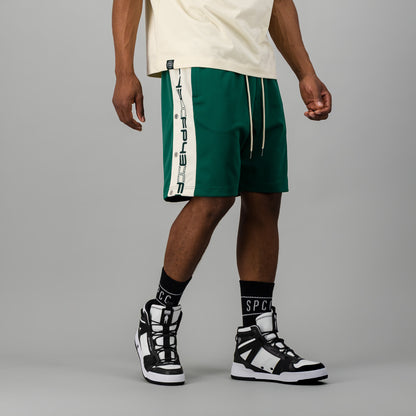 P0W3RSL1D3 Woven Short  - Dark Green