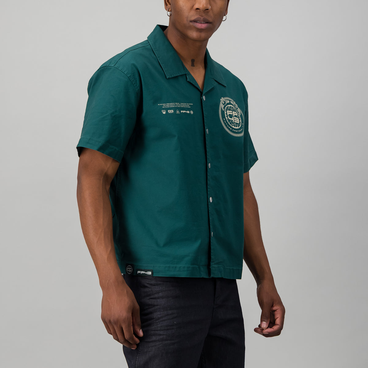 L1QU1D Shirt  - Dark Green