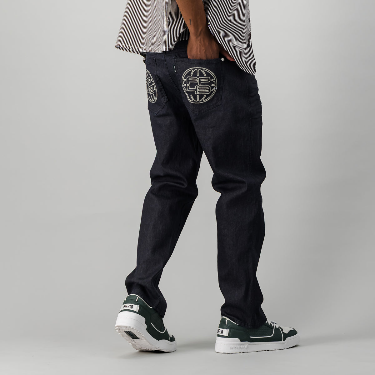 F1N4LB0SS Jeans  - Blue/Black