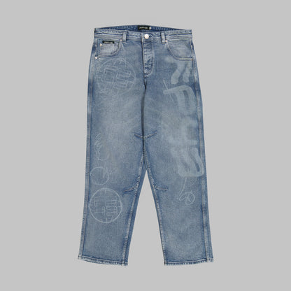BLU3 0RB Jeans  - Bleach