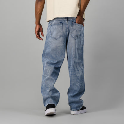 BLU3 0RB Jeans  - Bleach
