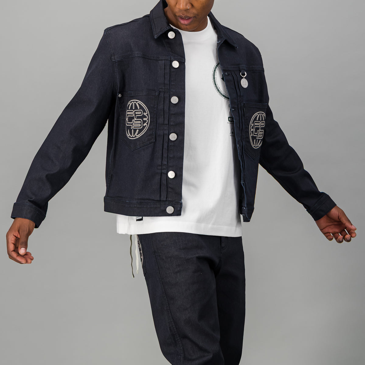 F1N4LB0SS Jacket  - Blue/Black