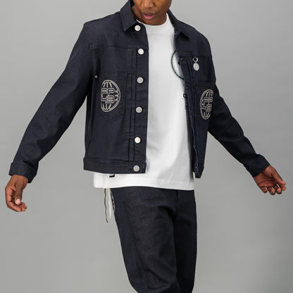 F1N4LB0SS Jacket  - Blue/Black