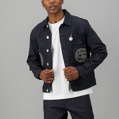 F1N4LB0SS Jacket  - Blue/Black
