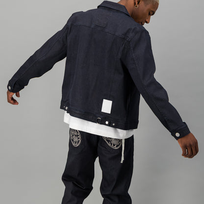 F1N4LB0SS Jacket  - Blue/Black