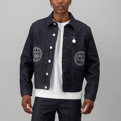 F1N4LB0SS Jacket  - Blue/Black