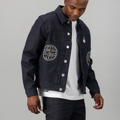 F1N4LB0SS Jacket  - Blue/Black