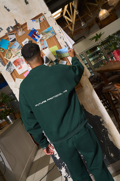 L1F3 Sweat  - Dark Green