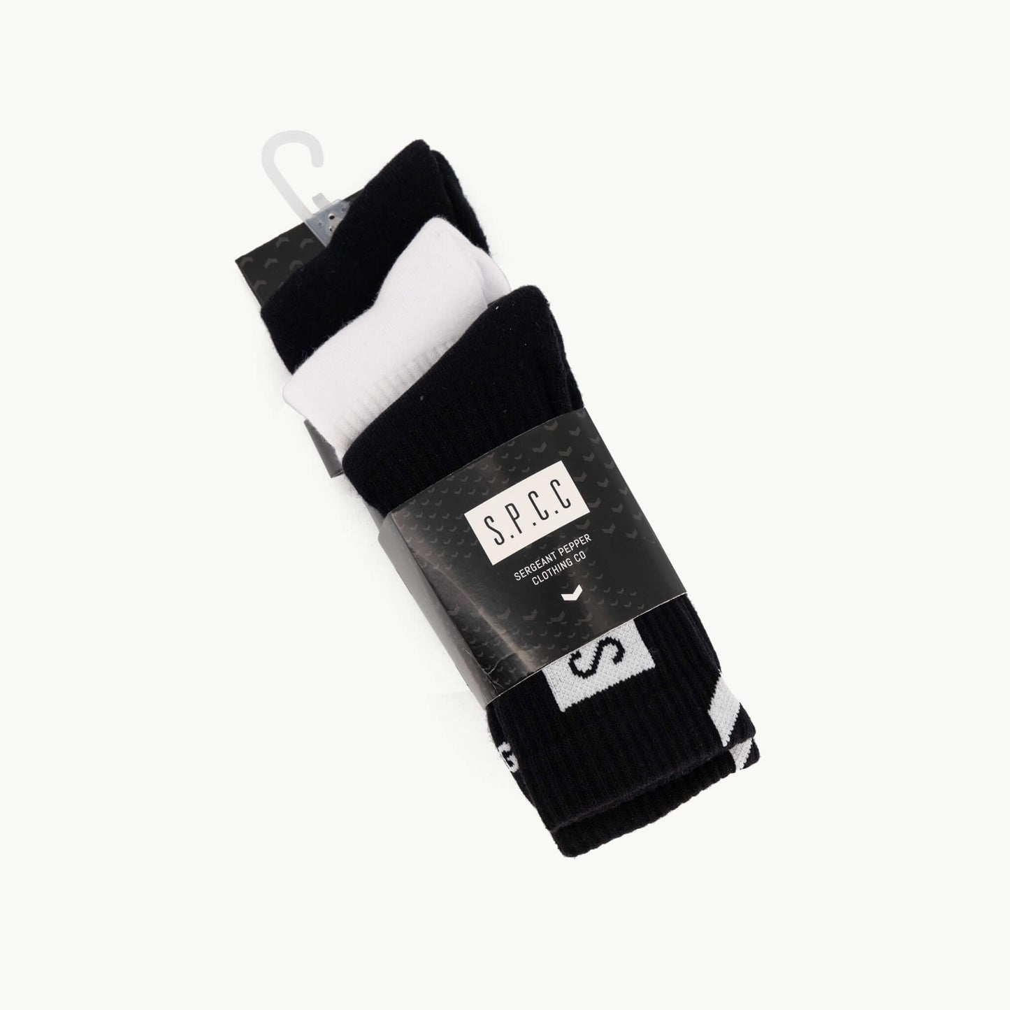 Johnson Socks (3-Pack) - Black/White